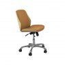 Lukehurst Office Chair Oak/Tan