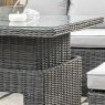 Interiors By Kathryn Tosca Rectangular Dining set with Rising Table Grey