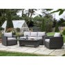 Interiors By Kathryn Tosca Lounge Dining Set with Riser Table Grey