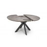 Furniture Link Manhattan Ext Round Table 1200-1600mm Light Walnut