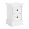 Chantilly White Narrow Bedside