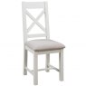 Devonshire Somerset Cross Back Chair with Fabric Seat