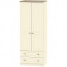 Vienna Tall 2ft 6in 2 Drawer Robe