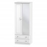Crystal Tall 2ft6in 2 Drawer Mirror Robe