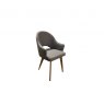 Munich Violet Fabric Dining Chair