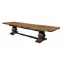 Vintage Company Windermere Rustic Monastery Extending Dining Table