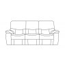 Violino Lansdowne 3 Seater Power Reclining Sofa - Quick Delivery