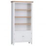 Eastwell White Large Wide Bookcase
