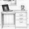 Lukehurst Home Office Desk with 3 Drawer Unit/Filing Cabinet
